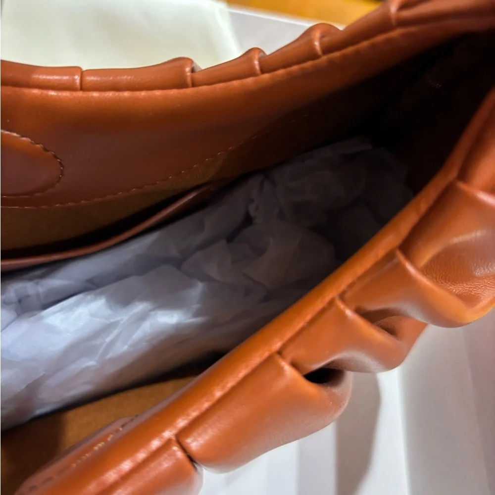 JW PEI Gabbi Ruched Hobo Handbag in Nutella